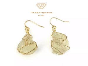 RARE Asymmetric Gemstone Earrings