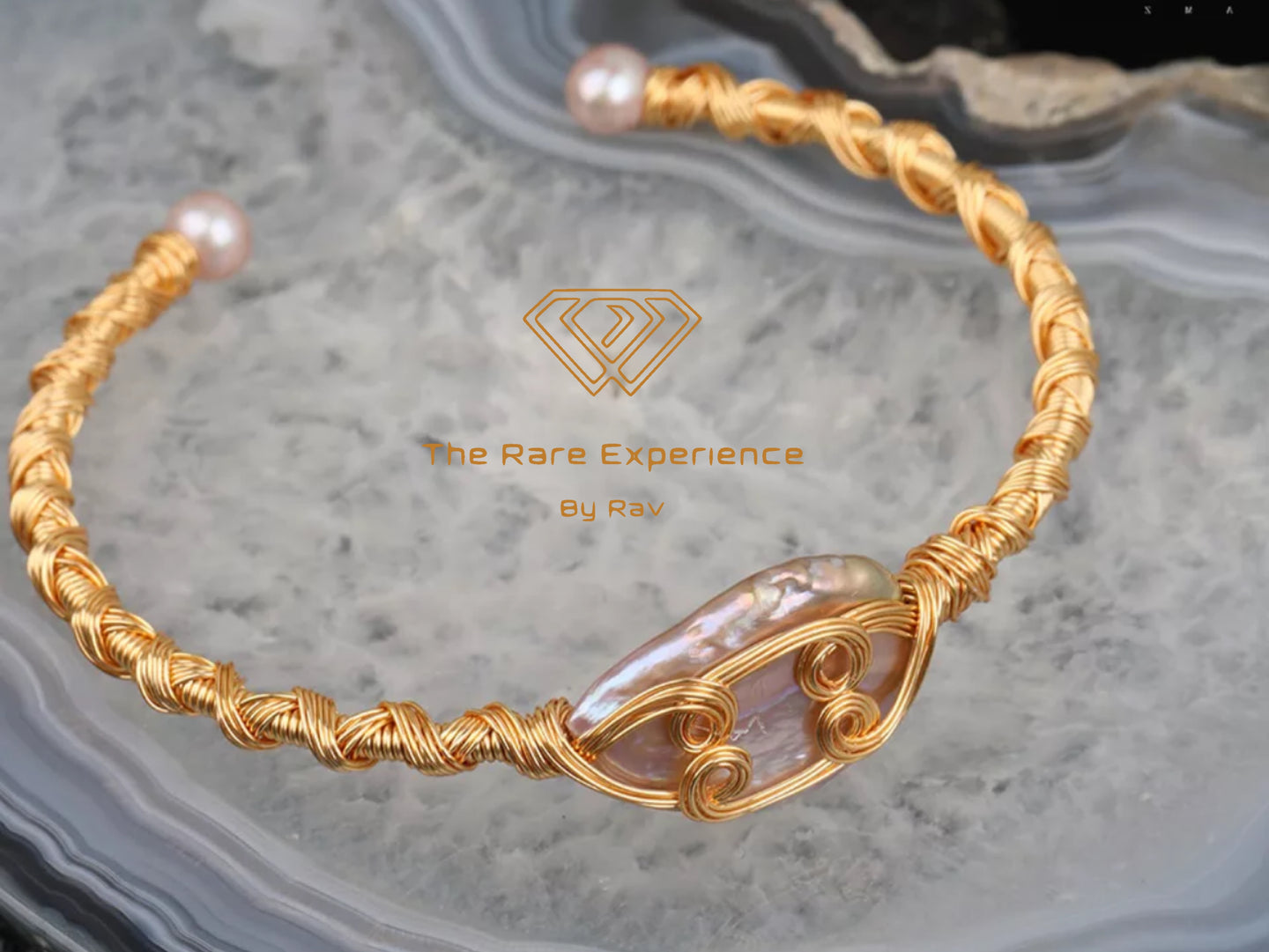 RARE Pearl Bangle