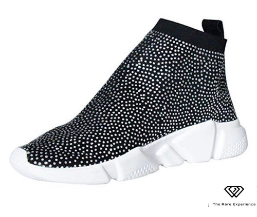 RARE Bling Sock Style Sporty Trainers