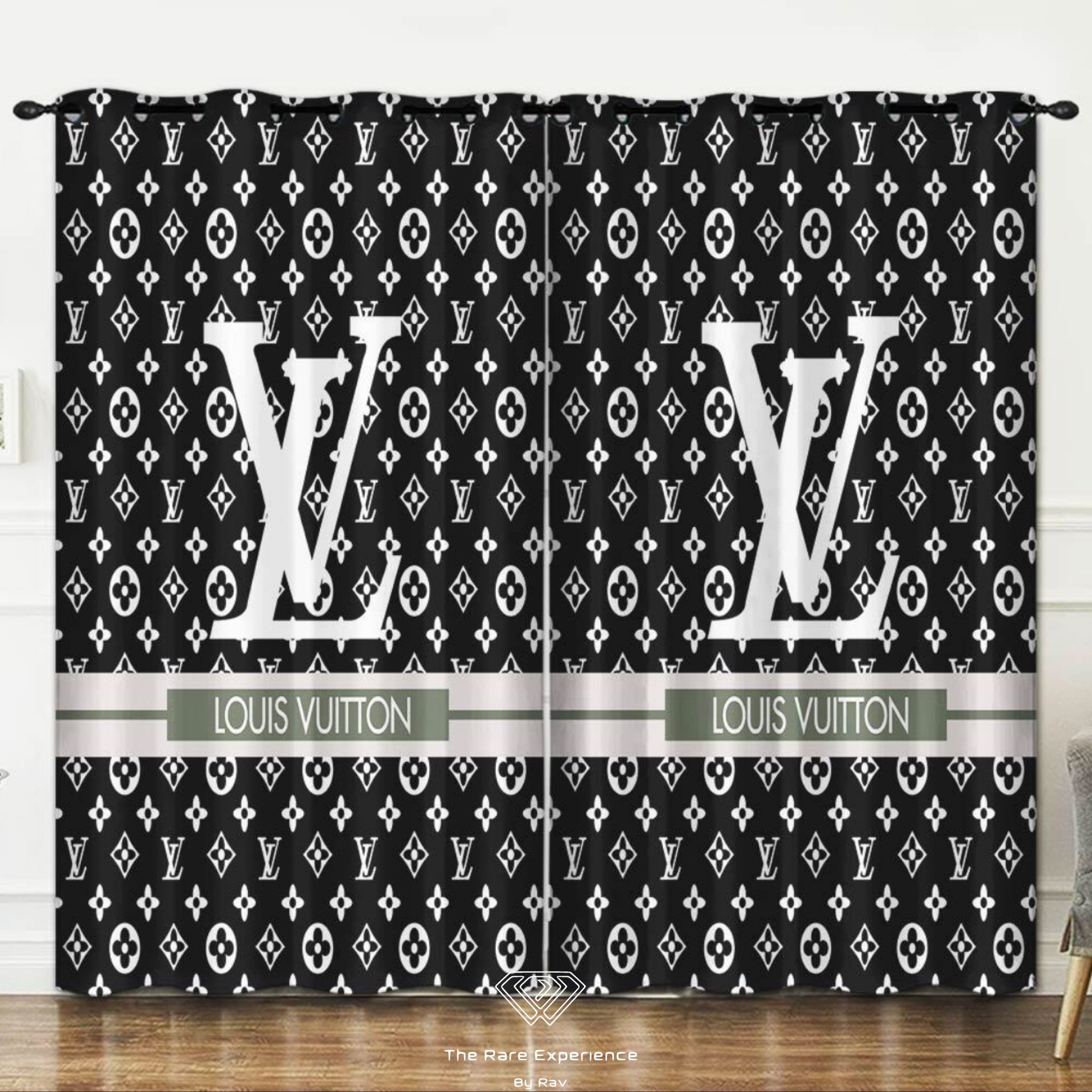louis vuitton curtains for bedroom