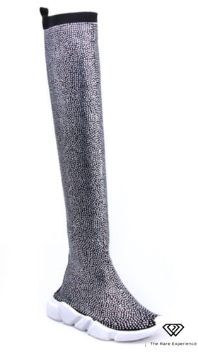 RARE Bling Balenciaga Style Tall Trainers