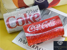 Load image into Gallery viewer, RARE “Bling” Coke Bottle Clutch