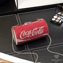 Load image into Gallery viewer, RARE “Bling” Coke Bottle Clutch