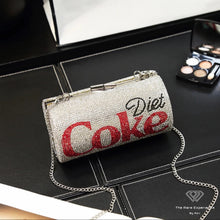 Load image into Gallery viewer, RARE “Bling” Coke Bottle Clutch